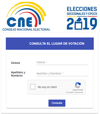 Consultar Lugar De Votacion 2021 Elecciones Ecuador Cne