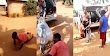Crippled man screams in excitement as good Samaritan gifts him a wheelchair (Video)