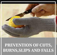 PREVENTION OF CUTS, BURNS,SLIPS AND FALLS, REPOR ACCIDENTS