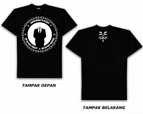 Foto Desain  Logo  dan Baju  Hacker Anonymous Foto dan Gambar