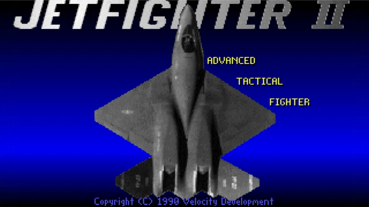 Jetfighter II: Advanced Tactical Fighter (1990) - Full playthrough