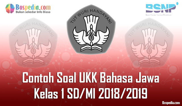 Soal Ukk Bahasa Jawa Kelas 2 Sd/Mi 2018/2019