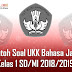 Soal Ukk Bahasa Jawa Kelas 2 Sd/Mi 2018/2019