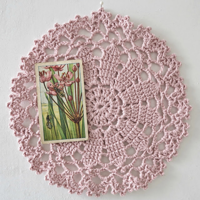 ByHaafner, crochet, doily, pastel