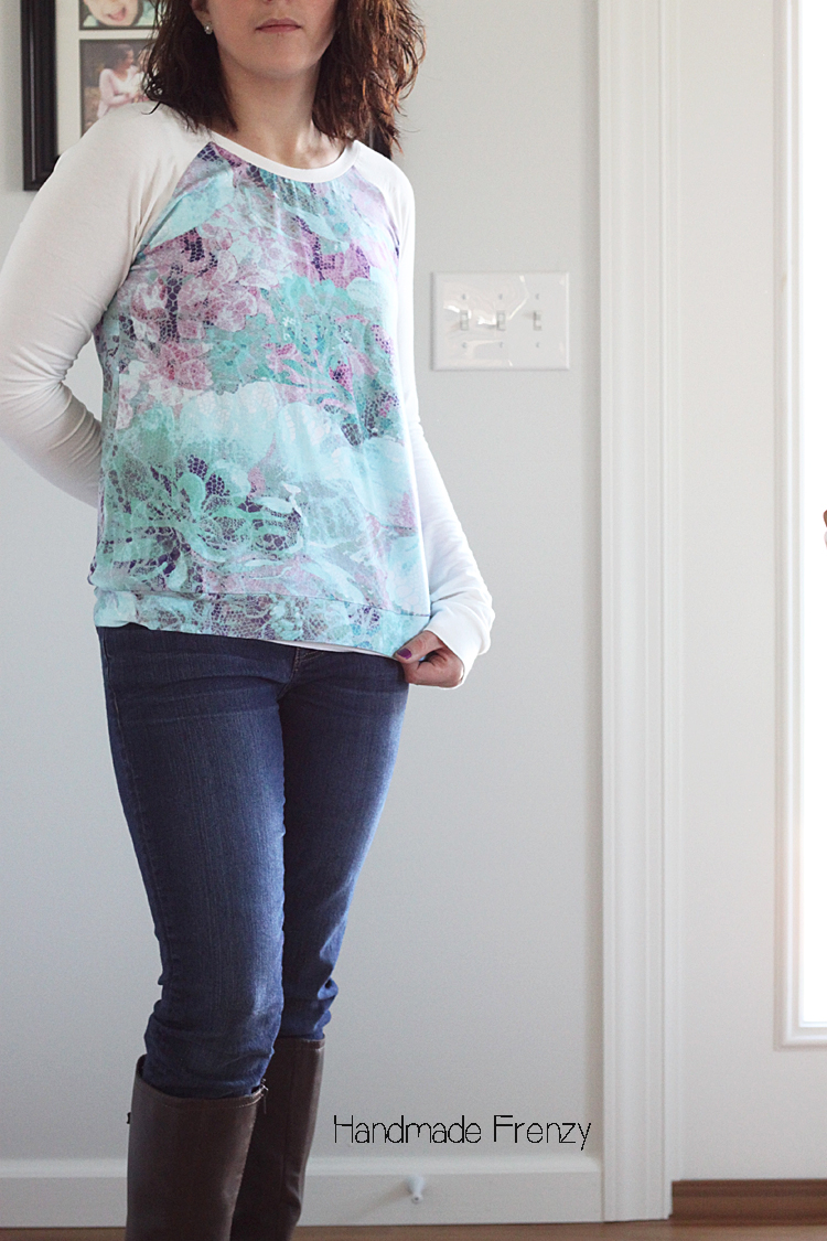 Lane Raglan Sewing Pattern // Made in Rayon Spandex