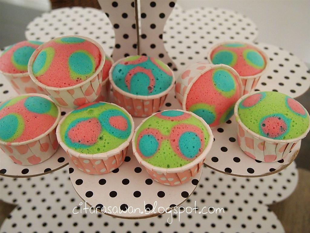 Apam Polkadot / Apam Bercorak ~ Resepi Terbaik