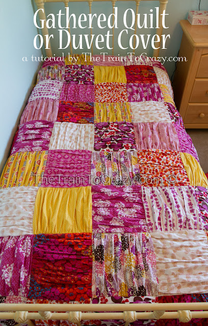 gathered quilt tutorial