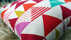 Tokyo Sunrise + Twilight Cushion with tutes @madebyChrissieD.com