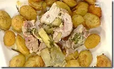 Coniglio farcito con patate