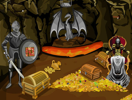 Magma Treasure Cave Escape