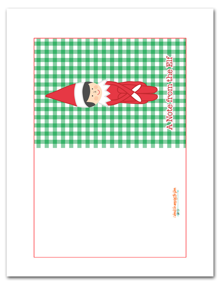 Elf on the Shelf Printables