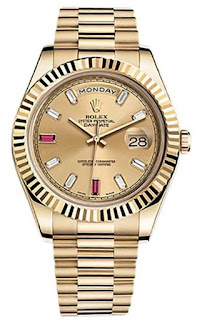 Pajak Rolex ( ROLEX DAY-DATE II ROSE GOLD PRESIDENT WATCH PINK DIAMOND DIAL ) Box / Cert Dipajak RM 90,000