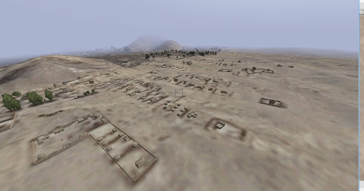 開発中のarma3用のアフガニスタン jalalabad マップ アドオン、Uzbagh 村周辺