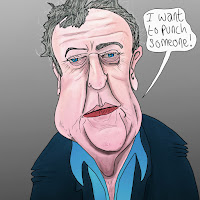 Jeremy Clarkson cartoon caricature