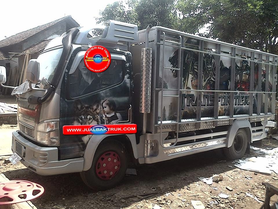  Bak  Truk  Kayu  Merbau Full Variasi Bergaya Transformer 