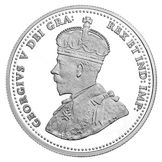 Canada 3 Dollars Silver Coin 2015 King George V
