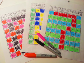 Color By Number Practice Sheets