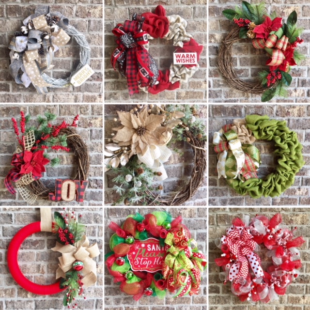 Christmas Wreath, Christmas Decor, Burlap Wreath, Christmas Grapevine, Christmas Magnolia, Christmas Gift