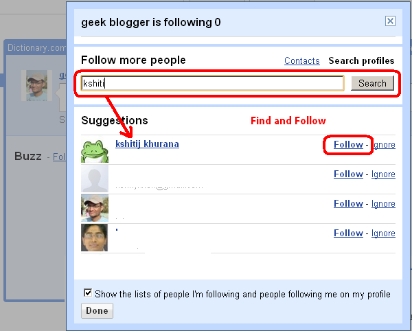 Find and Follow
