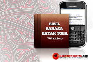 Aplikasi blackberry Alkitab bahasa batak Toba