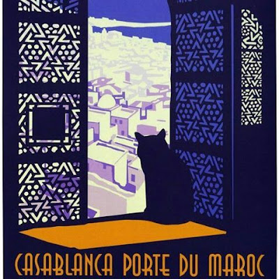 Casablanca Travel Poster