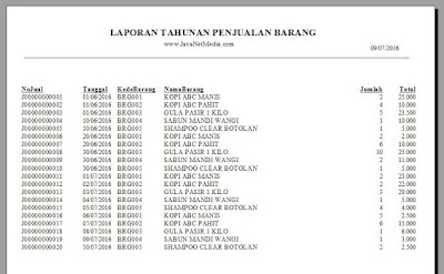 Cara Membuat Laporan Tahunan Crystal Report Pada VB .Net 2010