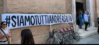 striscione Saltini