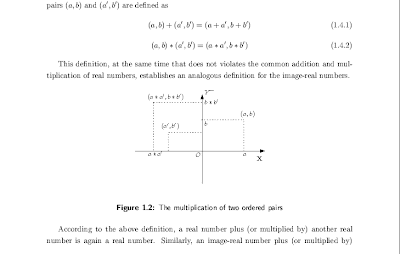 Multiplication of complex numbers using ordered pairs.