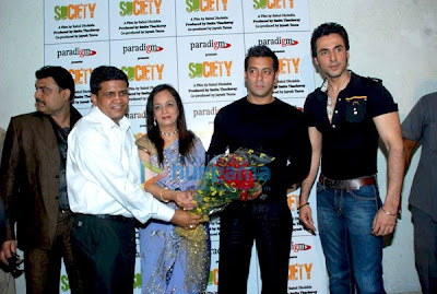 Salman Khan at the launch of Smita Thackeray's film Society pics