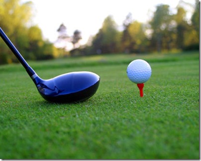 golfing