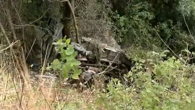 Motorista morre após caminhão tombar de altura de 30 metros na Serra da Ibiapaba