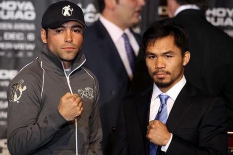 oscar de la hoya and manny pacquaio