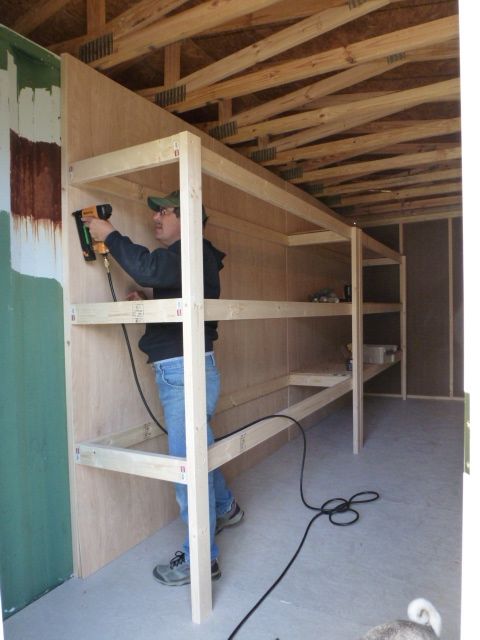 Mike and Lisa's World: Chapter 130...How To Build Mega Shelves