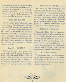 Página 7 del Boletín del I Torneo Nacional de Ajedrez de Tortosa 1948