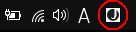 通知領域の「J」アイコンは削除できるのか？