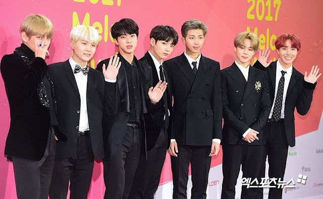 BTS red carpet Melon Music Awards