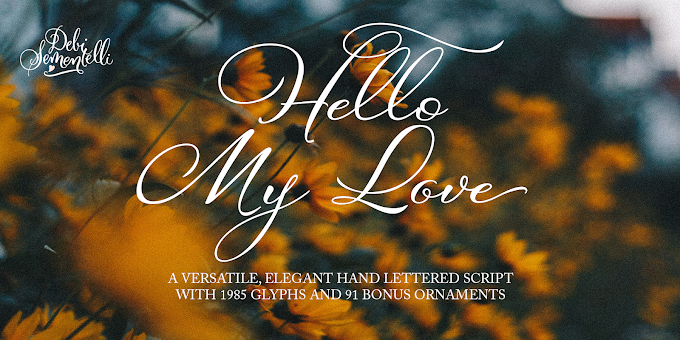 Hello My Love Font