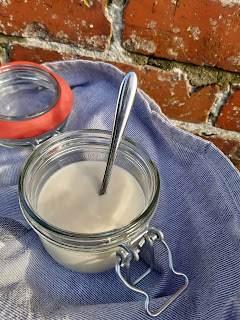 zelfgemaakte yoghurt verse melk