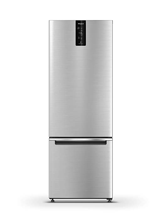 Whirlpool 325 L 3 Star Frost Free Double Door Refrigerator (IFPRO INV CNV 340 3S, Omega Steel, Convertible)