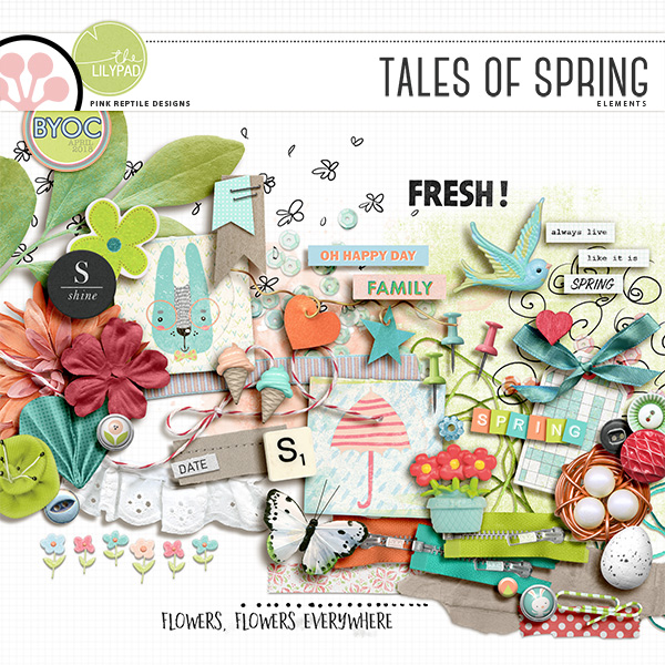 Tales Of Spring | Papers by Pink Reptile Designs