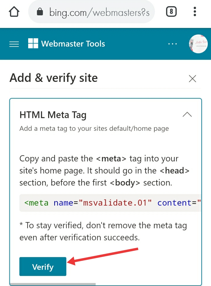 Cara mudah mendaftar Bing webmaster