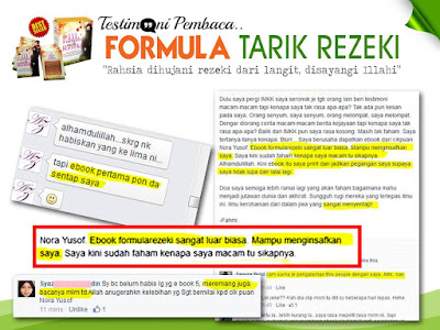 Luahan Alumni IMKK Setelah Membaca Panduan Formula Tarik Rezeki