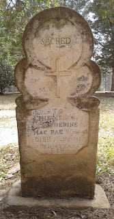 Headstone of Catherine Mac Rae, Marist Brothers Cemetery, Lower Mittagong, farquharmacrae.blogspot.com