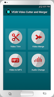 تحميل برنامج اضافة تأثيرات على مقاطع الفيديو للاندرويد 2018 مجانا VEdit Video Cutter and Merger