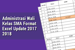 Administrasi Wali Kelas Sma Format Excel Update 2017 2018