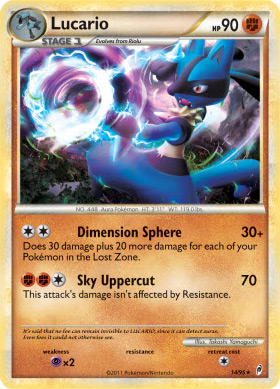 PokePackOpener's Blog: CARD REVIEWS: LUCARIO