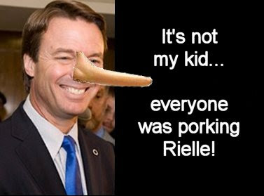 Lying John Edwards says it isn't his kid