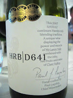 Label photo of Hardys HRB Shiraz D641 2007 from McLaren Vale & Clare Valley