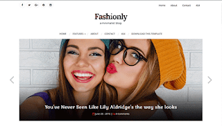 Fashionly Blogger Template