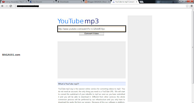 Cara Download MP3 di YouTube